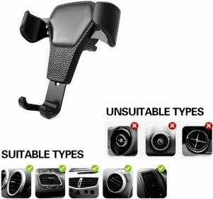 Universal Car Mount Holder Stand Air Vent Cradle For Mobile Cell Phone Gravity Car Mount Air Vent Phone Holder For I Phone X XR XS Max S Amsung S10 No