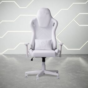 Techni Sport TSF45C Velvet Memory Foam Gaming Chair ‚Äì White