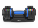 Adjustable Dumbbell - 55lb x2 Dumbbell Set of 2 with Anti-Slip Handle, Fast Adjust Weight by Turning Handle with Tray