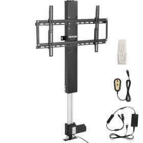 VEVOR Motorized TV Lift Stroke Length 31 Inches Motorized TV Mount Fit for Max.60 Inch TV Lift with Remote Control Height Adjustable 42-73 Inch