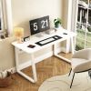 L47.2inch Computer desk table simple gaming table Home desk Student writing desk Bedroom desk workbench desk