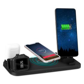 6 In 1 Qi Wireless Charger 10W Fast Charging Station