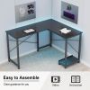 L Shaped Gaming Desk,hite