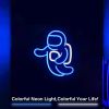 1pc Vibrant Astronaut-Shaped LED Neon Sign - USB Powered, Energy-Efficient Light Decor for Bedrooms, Bars, and Parties