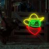 1pc Cowboy Frog LED  Neon Light Sign - Bright & Vibrant On/Off Switch - Energy-Saving, Durable Design - Ideal for Business Bars, Pubs