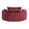 Foldable Sleeper sofa bed, Floor Sofa Chair Bed,multi-functional, circular bed, adjustable Futon Sofa Folding Lazy Sofa couch,double, for balcony