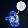 1pc Vibrant Astronaut-Shaped LED Neon Sign - USB Powered, Energy-Efficient Light Decor for Bedrooms, Bars, and Parties