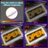 1pc Open LED Neon Sign Light - USB Powered, Colorful, Adjustable Brightness, Plug and Play - Perfect for Game Room, Bedroom, Bar,Coffee Room