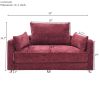 Foldable Sleeper sofa bed, Floor Sofa Chair Bed,multi-functional, circular bed, adjustable Futon Sofa Folding Lazy Sofa couch,double, for balcony