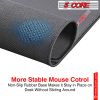 5 Core Gaming Mouse Pad |2-Pack| Standard Size with Durable Stitched Edges and Non-Slip Rubber Base Large Laptop PC Computer Notebook