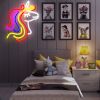 1pc Vibrant Multi-Color LED Wall Neon Sign - Stunning Mood Lamp for Room, Party, Club Decoration