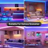 130ft Led Lights for Bedroom, LED Strip Lights with Remote and App Control Music Sync Color Changing RGB LED Strip