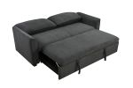 78 Inch 3 in 1 Convertible Sleeper Sofa Bed, Modern Fabric Loveseat Futon Sofa Couch w/Pullout Bed, Small Love Seat Lounge Sofa w/Reclining Backrest