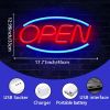 1pc LED Open Neon Sign, USB & Batteries Powered Neon Light