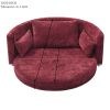 Foldable Sleeper sofa bed, Floor Sofa Chair Bed,multi-functional, circular bed, adjustable Futon Sofa Folding Lazy Sofa couch,double, for balcony