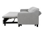 69"3 in 1 Convertible Queen Sleeper Sofa Bed, Modern Fabric Loveseat Futon Sofa Couch w/Pullout Bed, Small Love Seat Lounge Sofa w/Reclining Backrest