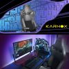 KARNOX Ergonomic Gaming Chair,Adjustable Office Computer Chair with Lumbar Support ,Tall Back Swivel Chair with Headrest and Armrest