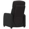 Massage Reclining Chair Black Faux Leather