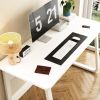 L47.2inch Computer desk table simple gaming table Home desk Student writing desk Bedroom desk workbench desk