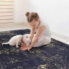 9x12 Area Rug for Dining Room, Washable Rug, Low-Pile, Non-Slip, Non-Shedding, Foldable, Kid & Pet Friendly - Area Rugs for living room, bedroom