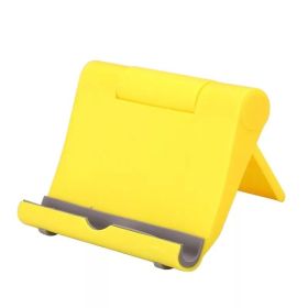 Tablet desktop lazy bracket (Color: Yellow)