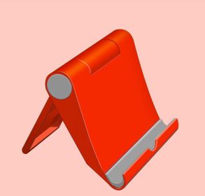 Tablet desktop lazy bracket (Color: Red)