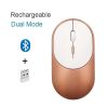 Bluetooth 5.1 2.4G Wireless Dual Mode Rechargeable Mouse Optical USB Gaming Computer Charing Mause New Arrival for Mac Ipad PC