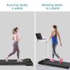 2 in 1 Under Desk Electric Treadmill 2.5HP;  with Bluetooth APP and speaker;  Remote Control;  Display;  Walking Jogging Running Machine Fitness Equip