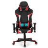 Reclining Swivel Massage Gaming Chair with Lumbar Support