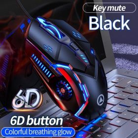 3200DPI G5 Mechanical E-Sports Wired Mouse For Computer Mouse Gamer Rechargeable Backlight Silent Office USB Mouse For Laptop (Color: 002)