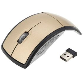 2.4G Wireless Folding Mouse Cordless Mice USB Foldable Receivers Games Computer Laptop Accessory (Color: NO.3, Ships From: China)