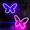 1pc, Butterfly LED Neon Sign, USB Or Battery Powered Neon Sign, Bedroom Decor, Wedding Decor, Birthday Decor, Party Decor, Wedding Supplies