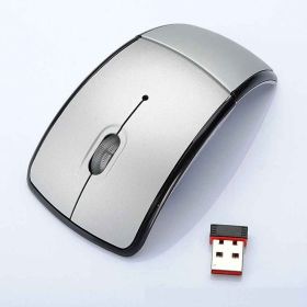 2.4G Wireless Folding Mouse Cordless Mice USB Foldable Receivers Games Computer Laptop Accessory (Color: NO.8, Ships From: China)