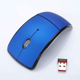 2.4G Wireless Folding Mouse Cordless Mice USB Foldable Receivers Games Computer Laptop Accessory (Color: NO.5, Ships From: China)