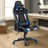 Reclining Swivel Massage Gaming Chair with Lumbar Support