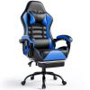 Ergonomic Gaming Chair for Adults, Comfortable Computer Chair for Heavy People, Adjustable Height Office Desk Chair with Wheels