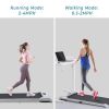 2 in 1 Under Desk Electric Treadmill 2.5HP;  with Bluetooth APP and speaker;  Remote Control;  Display;  Walking Jogging Running Machine Fitness Equip