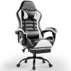 Ergonomic Gaming Chair for Adults, Comfortable Computer Chair for Heavy People, Adjustable Height Office Desk Chair with Wheels