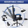 Ergonomic Gaming Chair for Adults, Comfortable Computer Chair for Heavy People, Adjustable Height Office Desk Chair with Wheels