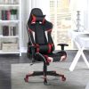 Reclining Swivel Massage Gaming Chair with Lumbar Support