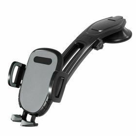 360 Rotatable Phone Mount Holder Car Dashboard Gravity Adjustable GPS Stand Rotating Car Phone Holder Universal Dashboard Mount Car Holder GPS Phone S (Option: Clamp)